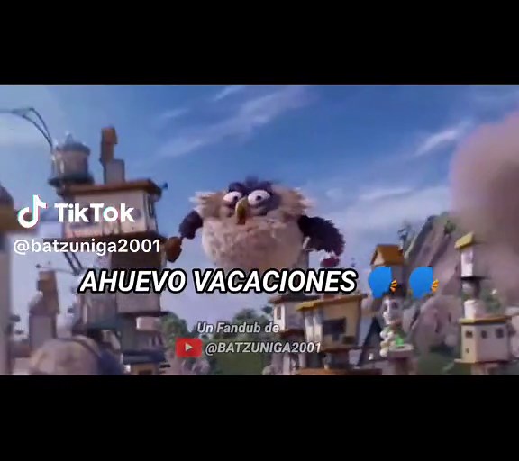 AHUEVO VACACIONES #justiciapoderosa🗣️❗ - Meme de Angry Birds y humor