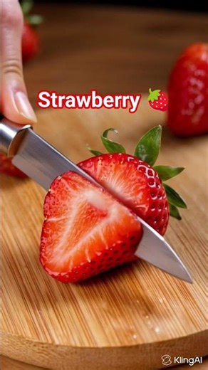 🍓 Strawberry ASMR | Juicy Slices & Satisfying Sounds ✨