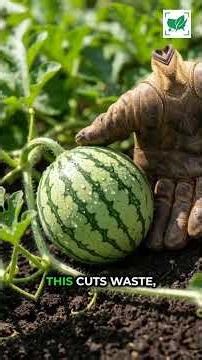 The Pruning Secret That Gives You Bigger Melons #gardening #watermelon #hack
