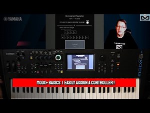 Yamaha MODX+ Basics | Assign a controller(English with subtitles)