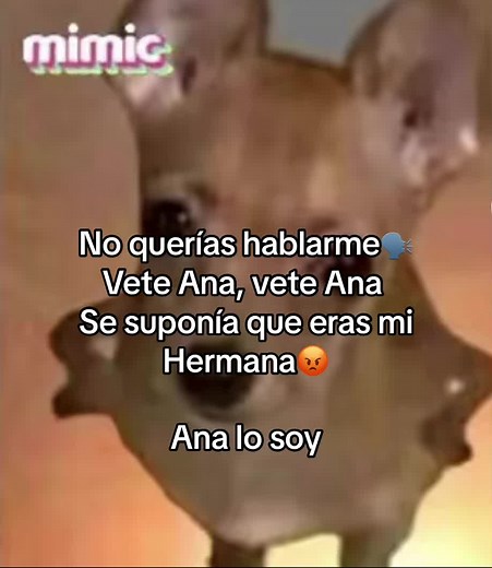 No querías hablarme🗣 Vete Ana, vete Ana - Hermana😡