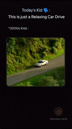Bachpan Kahan on Instagram: "Remember the calmest car drive that turned into a viral internet shocker 😱🚗💨 This video shows how a serene, scenic drive can suddenly turn terrifying with a jump scare at the end 👻. Known as the "Ghost Car" video, it became a viral sensation because of its perfect mix of relaxation and fear. It’s a classic example of how early internet “screamer” videos captured attention and spread quickly online 🌐💡. Comment if you’ve ever been tricked by a viral scare video! 