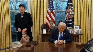 Elon Musk exchanged words with reporters in the White House's Oval Office before President Trump begins to sign a set of executive orders. FULL STORY: https://bit.ly/4hPLyWH | KATV Channel 7