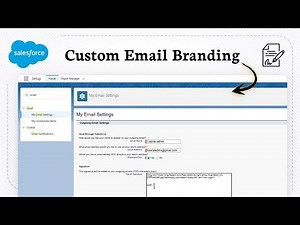 How to set up a dynamic email signature with a logo in Salesforce
