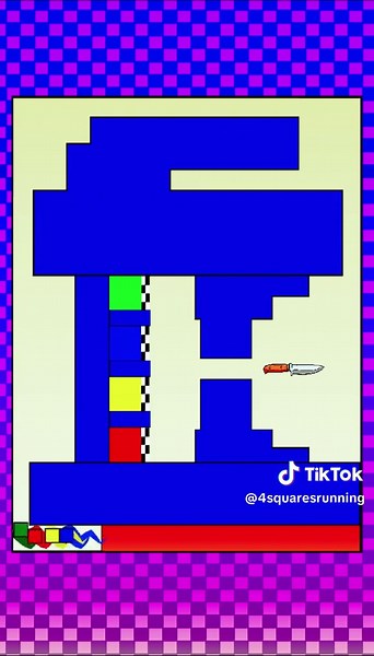 Square Race 🟦🟥🟨🟩 #squarerace #carreracuadrada #satisfaction