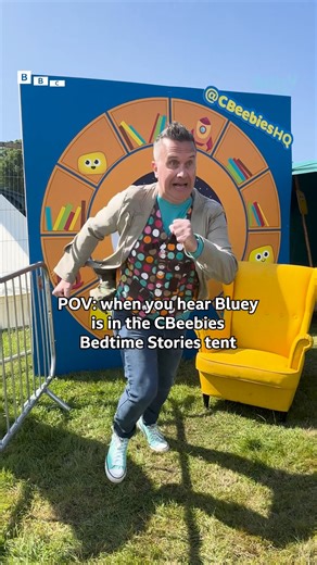 Don't act like you woukdn't! 😂 #cbeebiesfestivals #bluey | CBeebies Parenting