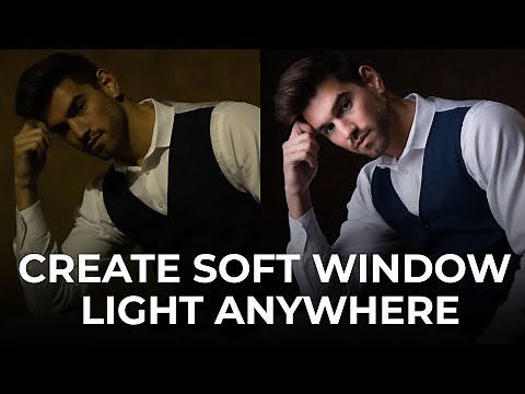 How to Create Soft Window Light ANYWHERE Using CHEAP Fabric