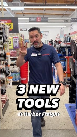 NEW TOOLS are hitting our stores every week! Check out 3 recent additions at #HarborFreight.