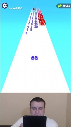 Number Merge Run: Merge Master ❗Level 110❗#games #iPad