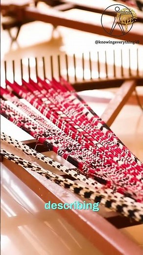 Ikat: Witness the Art of Weaving Timeless Textiles! #shorts