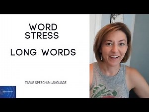 Tutorial - Word Stress and Vowel Length in Multi-Syllable Words - English Pronunciation Lesson