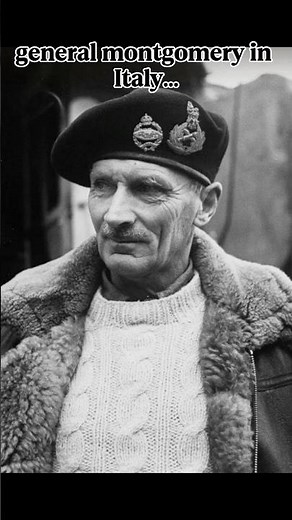 General Montgomery and the British 8th Army in Italy, WWII #history #colorized #ww2