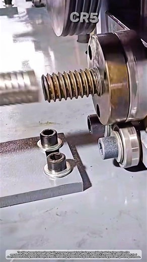 High Precision Cold Thread Rolling Process on Steel Shafts #job #skills #unique #metal #satisfying