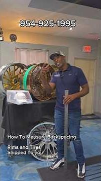 How to measure your backspacing to know how much to cut! Rims & Tires Shipped to you 954-925-1995