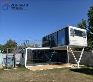 [Hot Item] Fast Install Quick Easy Portable Mobile Modular Prefab Cabin Pod Apple House Home