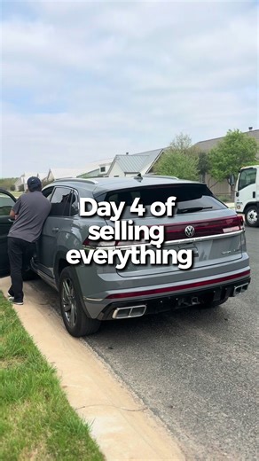 Day 4 of selling everything: we sold my car. Honestly, this one hurt. This car was the end of a mistake we definitely learned from. At the time, it felt like it made sense… but looking back, did it really? My payment was $971 a month. Typing that still makes me cringe. It was one of those decisions we made in a season of life where we thought bigger payments, nicer things, and “upgrading” meant we were doing well. But if I’m being honest, that payment has weighed on me for a long time. I owed mo