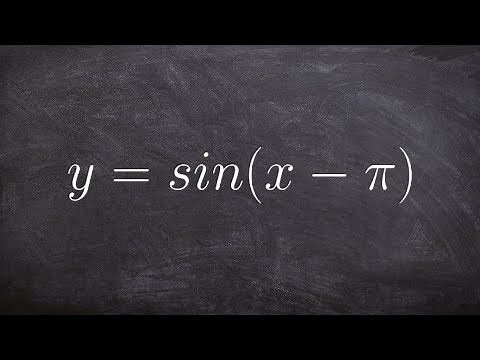 Graph a sine Function with a Horizontal Translation