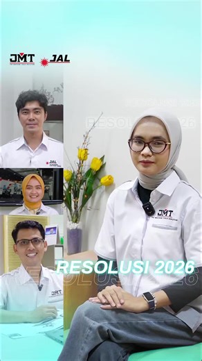 JMT Group mengucapkan selamat tahun baru 2026. ✨ Sebagai langkah awal di tahun baru, JMT Group untuk terus memperkuat komitmen dalam meningkatkan kualitas, profesionalisme, serta inovasi di setiap lini usaha. Dengan semangat kolaborasi dan konsistensi, JMT Group bertekad untuk terus tumbuh lebih baik, adaptif terhadap perubahan, serta memberikan kontribusi dan nilai terbaik bagi seluruh mitra dan pemangku kepentingan. #jayametalteknika #jayaalfalaser #happynewyear #tahunbaru #2026