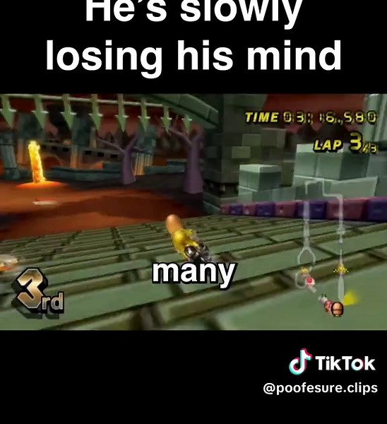 Poofesure’s insane rivalry with baby Peach in Mario kart