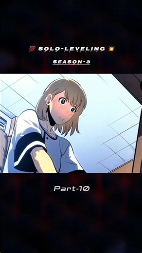 🙈solo leveling season 3 part 10 (manga) explanation in hindi🤭 #animeedit #hindishorts