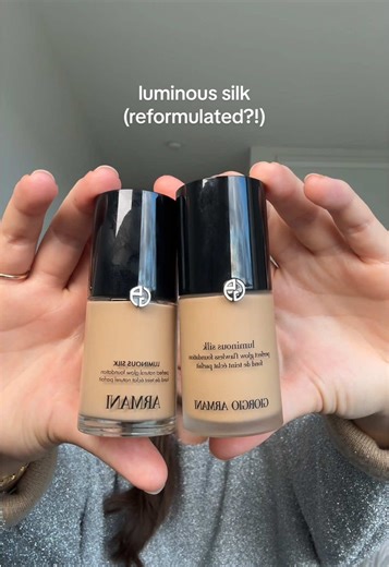 Armani Beauty Luminous Silk Foundation Reformulation Review