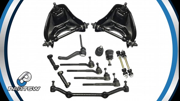 PartsW - 3 Pc Rear Upper & Lower Control Arms Suspension Kit Fits JEEP LIBERTY 2002-2007 All Models