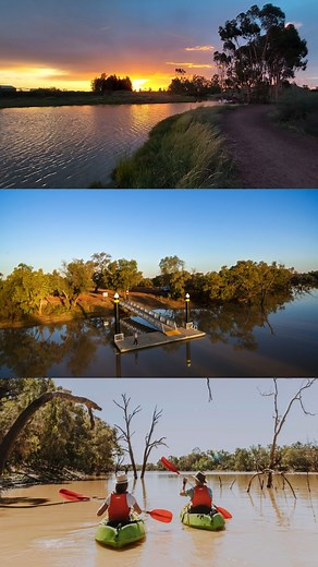 Find your calm by the Warrego. Bring a picnic, drop a line, or simply sit and watch the reflections drift by. 🌾 #VisitCunnamulla #OutbackQueensland #ParooShire #SeeQueenslandDifferently #OutbackAdventures #ExploreParoo #WarregoRiver | Cunnamulla Tourism & Events