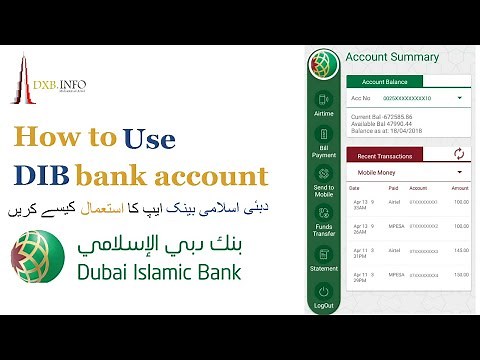 How to use dib bank account | Dubai Islamic bank