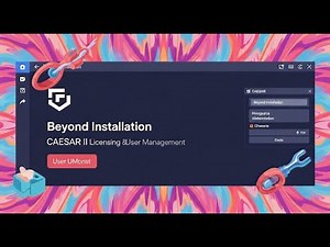 🔧 CAESAR II 2019 Installation & Licensing | Full Step-by-Step Tutorial (Hexagon PPM