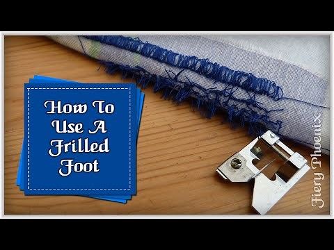 How To Use a Fringe Foot with Bloopers at the end