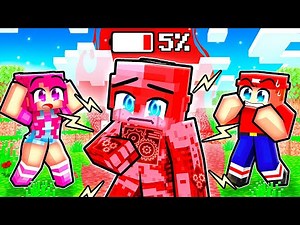 Johnny is LOW BATTERY in Minecraft
