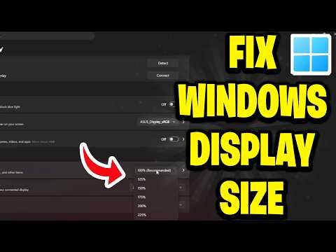How To Fix Windows Display Size Too Big (Quick Guide)