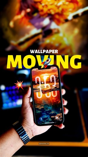 Marshal on Instagram: "This iPhone Wallpaper Hits Hard 🔥📱 Clean iPhone lock screen wallpaper Aesthetic phone look with depth effect Easy way to make your iPhone look fresh Comment “WALLPAPER” to get the download link in DM #iphonewallpaper #lockscreen #aestheticiphone #iphonecustom #wallpaperstyle #iosfeatures #techreels #trendingreels #reelsinstagram"