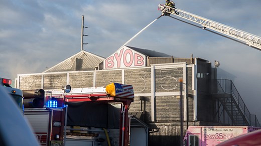 Sayreville: Fire burns at Club 35