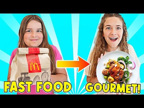 Transforming FAST FOOD Into A GOURMET MEAL!! | JKREW