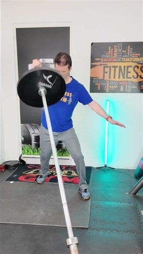 Shoulder press, unilateral, landmine bar