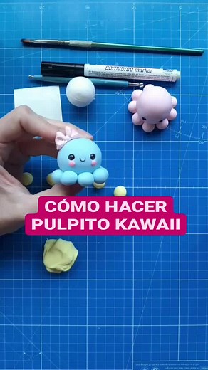 Tutorial: Pulpo Kawaii en Porcelana Fría