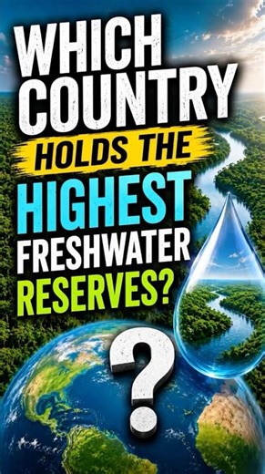 Which country has more fresh water reserves 🏞️