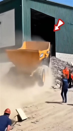 Unbelievable Moment: Heavy Truck Jolts Until the Cabin Breaks Free! #fail #engineering #automobile