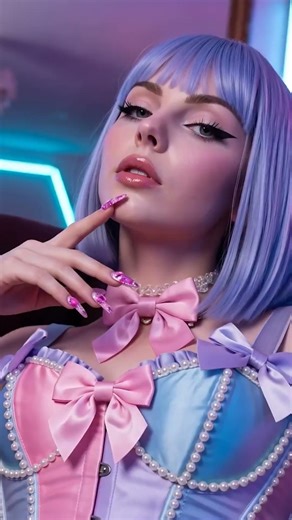 Will you like my Hyperpop era? 🥺💜 #Hyperpop #VirtualIdol #Nightcore