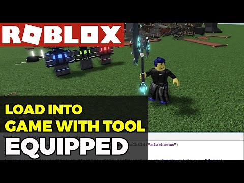 Roblox Studio Auto Equip Weapon - script load into game with tool equipped