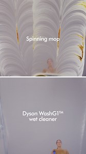A conventional sponge mop smears. Dyson clears. See the Dyson difference in our new Dyson WashG1™ wet cleaner. | Dyson | Facebook