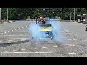 T-Crazy's 545ci blown alcohol T bucket at Hough H.S. car show