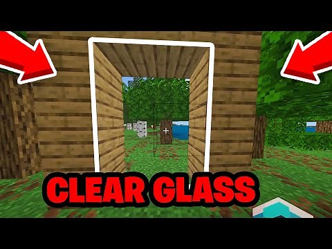 How To Get CLEAR & BORDERLESS GLASS in Minecraft Bedrock! (1.21+ MCPE Texture Pack)