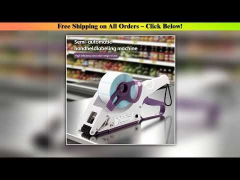 Handheld Labelling Machine Fast Manual Labelling Machine Copper Plate Thermal Self-adhesive Label