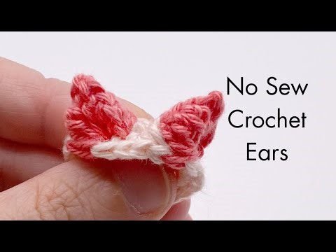 How to Crochet 3D Animal Ears (Amigurumi Conical Ear Shaping)