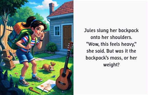 Gravity for Kids Adventures of Curious Jules Series | Math Avenue : Learn Math By Examples