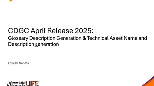 术语表描述生成和技术资产名称及描述生成