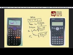 Calculos estadísticos básicos con la calculadora científica