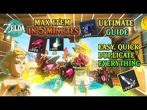 New EASY and FASTEST ITEM DUPLICATION GLITCH that works on ALL VERSIONS | Tears of the Kingdom